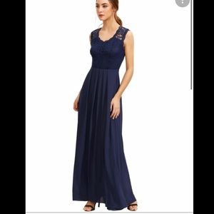 MIUSOL lace maxi dress